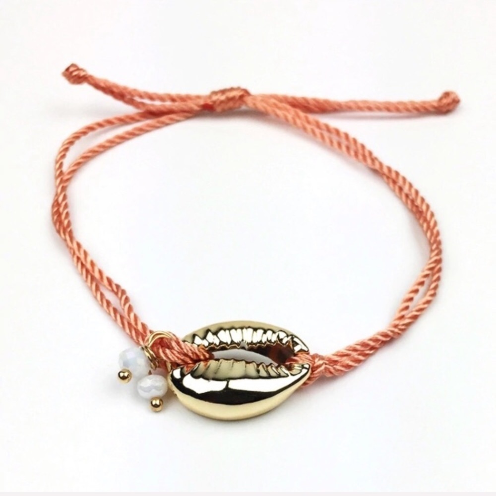 Puka Shell String Bracelet